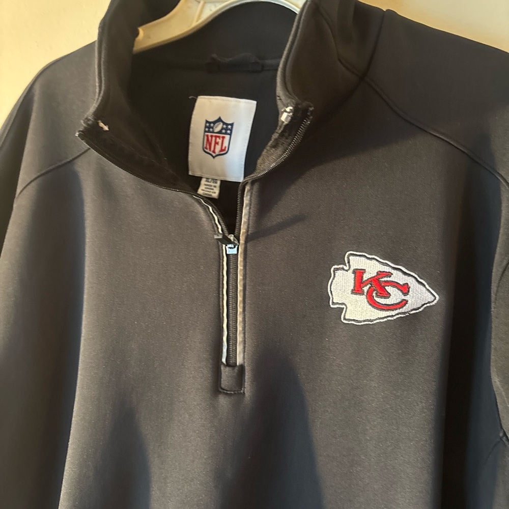 Kansas City Chiefs Quarterzip golf Pullover - Picture 3 of 7